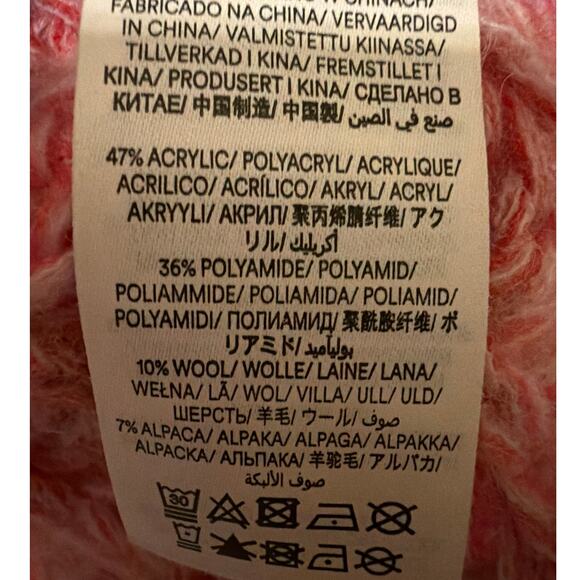 Boden Pink Sweater Women's Small Wide Rib Fluffy Oversized Jumper Pink Wool Twee - Picture 7 of 9